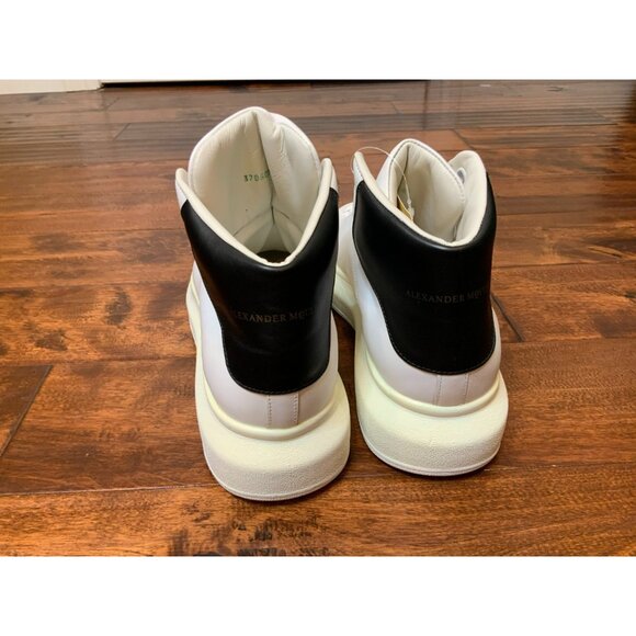 Alexander McQueen White Leather Oversized Platform High Top Sneaker Size 11 | 45 - Picture 6 of 9